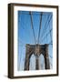 USA, New York, Brooklyn Bridge-Samuel Magal-Framed Photographic Print