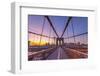 Usa, New York, Brooklyn Bridge-Alan Copson-Framed Photographic Print