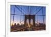 Usa, New York, Brooklyn Bridge-Alan Copson-Framed Photographic Print