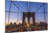 Usa, New York, Brooklyn Bridge-Alan Copson-Mounted Photographic Print