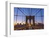 Usa, New York, Brooklyn Bridge-Alan Copson-Framed Photographic Print