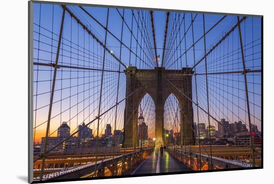 Usa, New York, Brooklyn Bridge-Alan Copson-Mounted Photographic Print