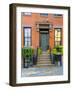 USA, New York, Brooklyn, Brooklyn Heights, Halloween Pumpkins-Alan Copson-Framed Photographic Print