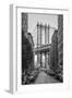 Usa, New York, Brooklyn, Dumbo, Manhattan Bridge-Alan Copson-Framed Premium Photographic Print