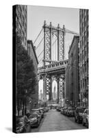 Usa, New York, Brooklyn, Dumbo, Manhattan Bridge-Alan Copson-Stretched Canvas