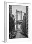 Usa, New York, Brooklyn, Dumbo, Manhattan Bridge-Alan Copson-Framed Photographic Print