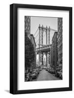 Usa, New York, Brooklyn, Dumbo, Manhattan Bridge-Alan Copson-Framed Photographic Print