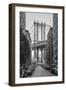 Usa, New York, Brooklyn, Dumbo, Manhattan Bridge-Alan Copson-Framed Photographic Print