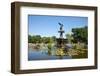 USA, New York, Central Park, Angel of the Waters, in Bethesda Fountain (sculpted 1873)-Samuel Magal-Framed Photographic Print