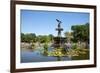 USA, New York, Central Park, Angel of the Waters, in Bethesda Fountain (sculpted 1873)-Samuel Magal-Framed Photographic Print