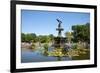 USA, New York, Central Park, Angel of the Waters, in Bethesda Fountain (sculpted 1873)-Samuel Magal-Framed Photographic Print