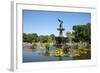 USA, New York, Central Park, Angel of the Waters, in Bethesda Fountain (sculpted 1873)-Samuel Magal-Framed Photographic Print