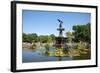 USA, New York, Central Park, Angel of the Waters, in Bethesda Fountain (sculpted 1873)-Samuel Magal-Framed Photographic Print