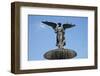 USA, New York, Central Park, Statue, Angel of the Waters, in Bethesda Fountain (Sculpted 1873)-Samuel Magal-Framed Photographic Print