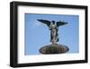 USA, New York, Central Park, Statue, Angel of the Waters, in Bethesda Fountain (Sculpted 1873)-Samuel Magal-Framed Photographic Print