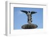 USA, New York, Central Park, Statue, Angel of the Waters, in Bethesda Fountain (Sculpted 1873)-Samuel Magal-Framed Photographic Print