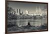 USA, New York, Central Park, Upper West Side Buildings in Fall-Walter Bibikow-Framed Photographic Print