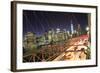 Usa, New York City, Brooklyn Bridge and Lower Manhattan Skyline-Michele Falzone-Framed Photographic Print