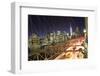 Usa, New York City, Brooklyn Bridge and Lower Manhattan Skyline-Michele Falzone-Framed Photographic Print