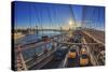 Usa, New York City, Brooklyn Bridge-Michele Falzone-Stretched Canvas