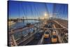 Usa, New York City, Brooklyn Bridge-Michele Falzone-Stretched Canvas