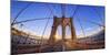 Usa, New York City, Brooklyn Bridge-Michele Falzone-Mounted Photographic Print