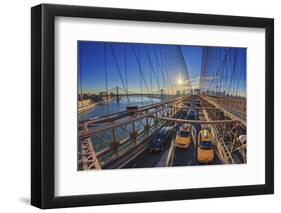 Usa, New York City, Brooklyn Bridge-Michele Falzone-Framed Photographic Print