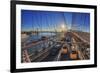 Usa, New York City, Brooklyn Bridge-Michele Falzone-Framed Photographic Print