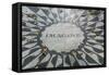 USA, New York, City, Central Park, John Lennon Memorial, Imagine-Walter Bibikow-Framed Stretched Canvas