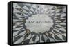 USA, New York, City, Central Park, John Lennon Memorial, Imagine-Walter Bibikow-Framed Stretched Canvas