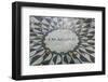 USA, New York, City, Central Park, John Lennon Memorial, Imagine-Walter Bibikow-Framed Premium Photographic Print