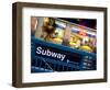 USA, New York City, Diner in Midtown Manhattan-Gavin Hellier-Framed Photographic Print