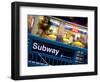 USA, New York City, Diner in Midtown Manhattan-Gavin Hellier-Framed Photographic Print