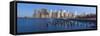 Usa, New York City, Downtown Financial District of Manhattan-Gavin Hellier-Framed Stretched Canvas