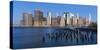 Usa, New York City, Downtown Financial District of Manhattan-Gavin Hellier-Stretched Canvas