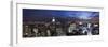 USA, New York City, Empire State Building and Lower Manhattan Skyline Panoramic-Michele Falzone-Framed Photographic Print