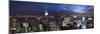 USA, New York City, Empire State Building and Lower Manhattan Skyline Panoramic-Michele Falzone-Mounted Photographic Print