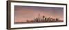 USA, New York City, Lower Manhattan skyline with Freedom Tower from New Jersey-Walter Bibikow-Framed Photographic Print