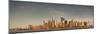 USA, New York City, Lower Manhattan skyline with Freedom Tower from New Jersey-Walter Bibikow-Mounted Photographic Print