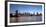 USA, New York City, Manhattan, Brooklyn Bridge, View from Brooklyn, Evening, Panorama-Catharina Lux-Framed Photographic Print