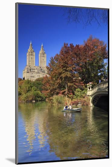 Usa, New York City, Manhattan, Central Park, Bow Bridge-Michele Falzone-Mounted Photographic Print