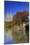 Usa, New York City, Manhattan, Central Park, Bow Bridge-Michele Falzone-Mounted Photographic Print