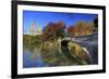 Usa, New York City, Manhattan, Central Park, Bow Bridge-Michele Falzone-Framed Photographic Print