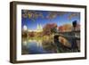 Usa, New York City, Manhattan, Central Park, Bow Bridge-Michele Falzone-Framed Photographic Print