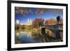 Usa, New York City, Manhattan, Central Park, Bow Bridge-Michele Falzone-Framed Photographic Print