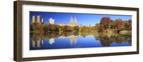 Usa, New York City, Manhattan, Central Park, Bow Bridge-Michele Falzone-Framed Photographic Print