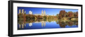 Usa, New York City, Manhattan, Central Park, Bow Bridge-Michele Falzone-Framed Photographic Print