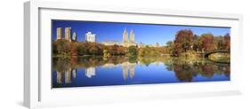 Usa, New York City, Manhattan, Central Park, Bow Bridge-Michele Falzone-Framed Photographic Print