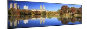 Usa, New York City, Manhattan, Central Park, Bow Bridge-Michele Falzone-Mounted Photographic Print