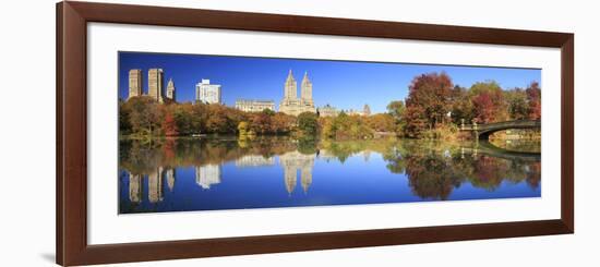 Usa, New York City, Manhattan, Central Park, Bow Bridge-Michele Falzone-Framed Photographic Print